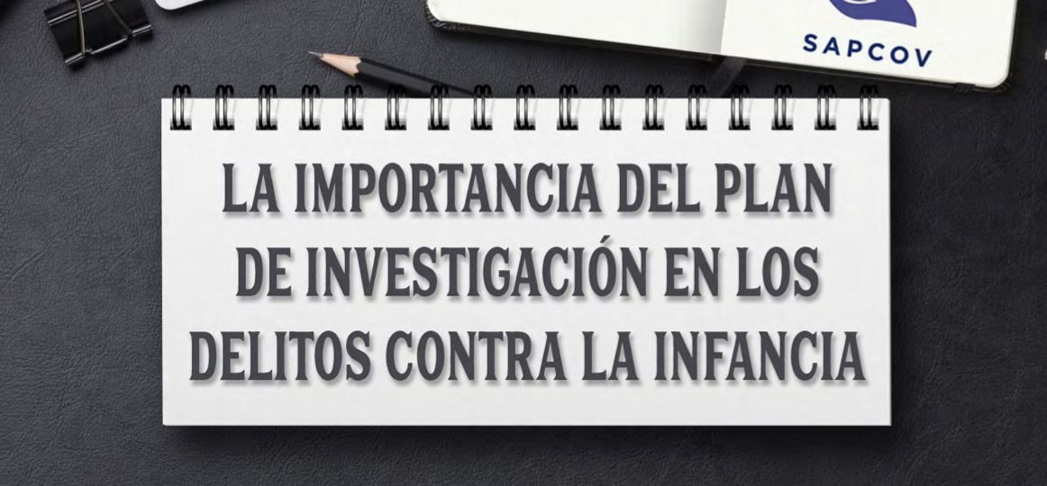 La importancia del plan de inv en los delitos contra la infancia